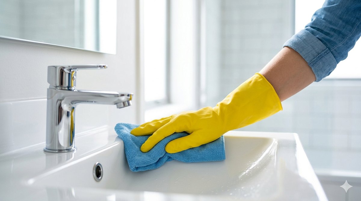 Pulizie domestiche e commerciali professionali di bagni e ambienti